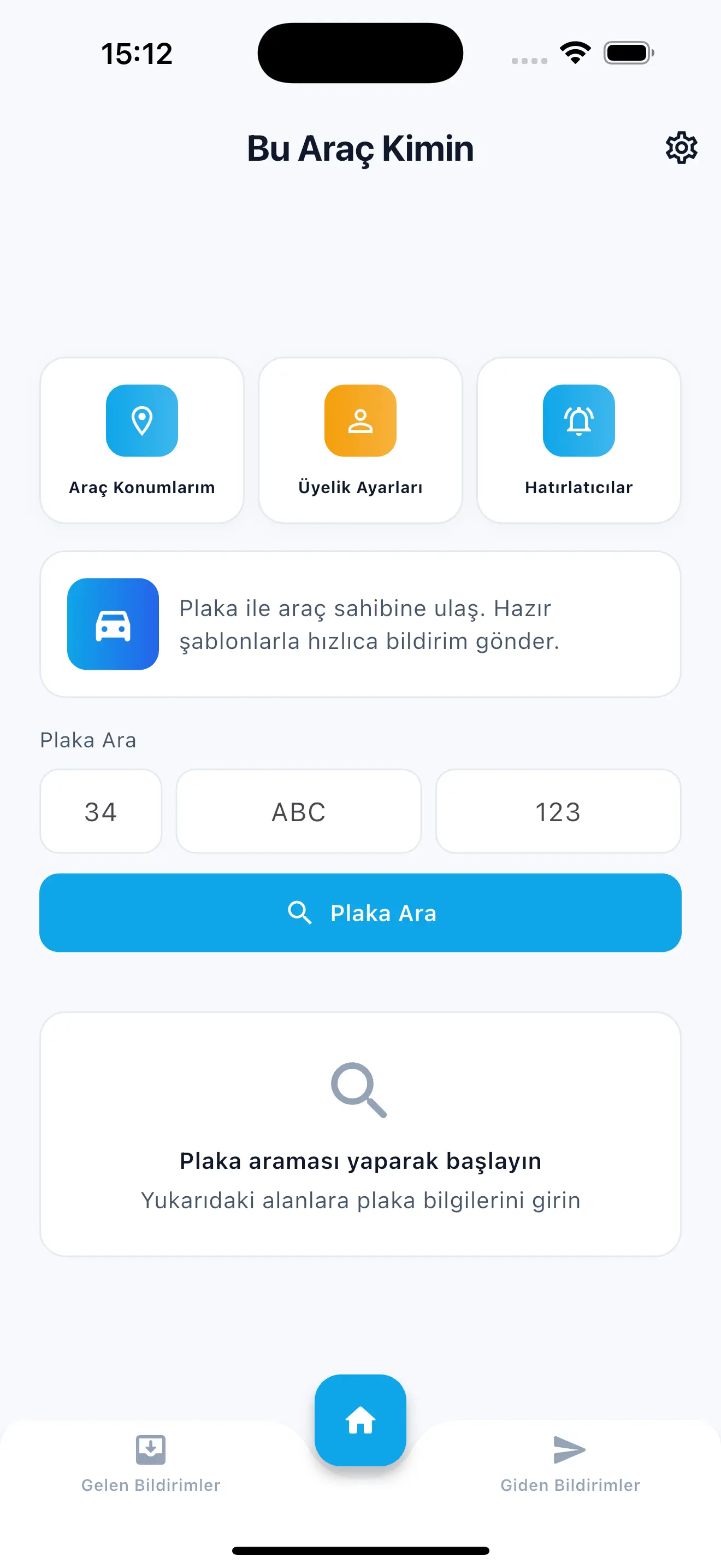 Bu Araç Kimin Uygulama Ekranı